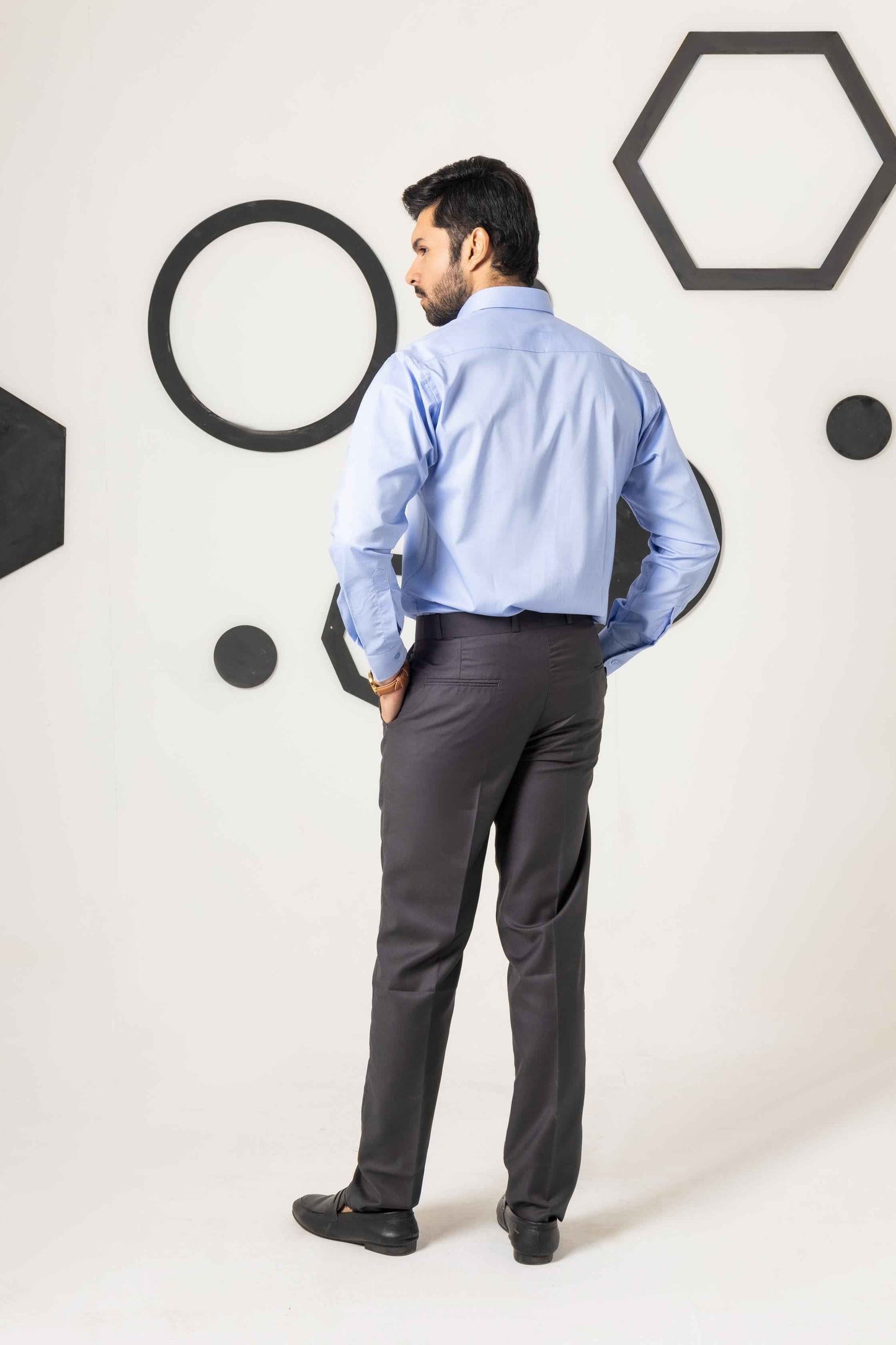 Iron Grey Formal Pant - Men's Fashion available at Ghar Mart Pakistan