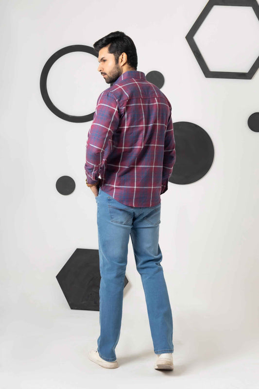 Ocean Blue Denim Jeans - Men's Fashion available at Ghar Mart Pakistan