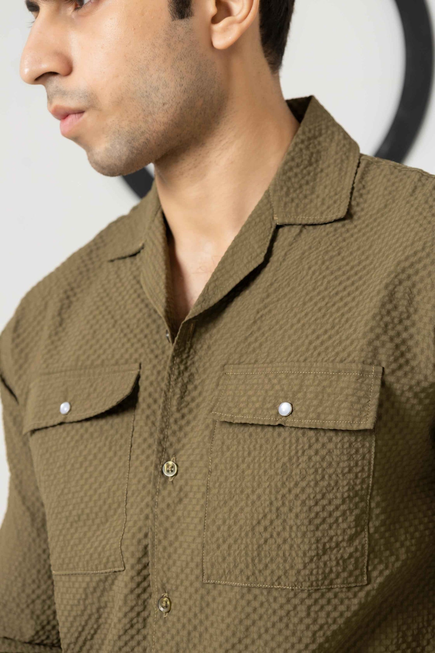 Pearl Green casual Shirt - Men's Fashion available at Ghar Mart Pakistan