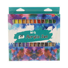 M&G Professional Acrylic Paint Set – Premium Artist Quality | Available in 12, 2 - Acrylic Color available at Ghar Mart