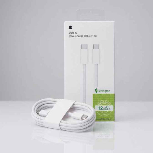 Official Apple USB-C Charge Cable (1m) – 60W Power Delivery, Braided Design - Mobile Accessories available at Ghar Mart