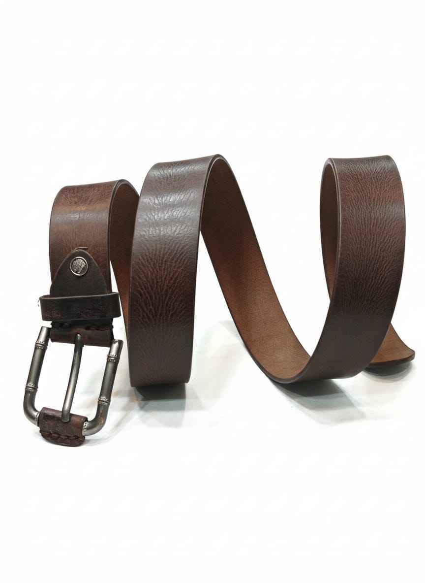Men's Premium Brown Genuine Lather Belt - Men's Fashion available at Ghar Mart Pakistan