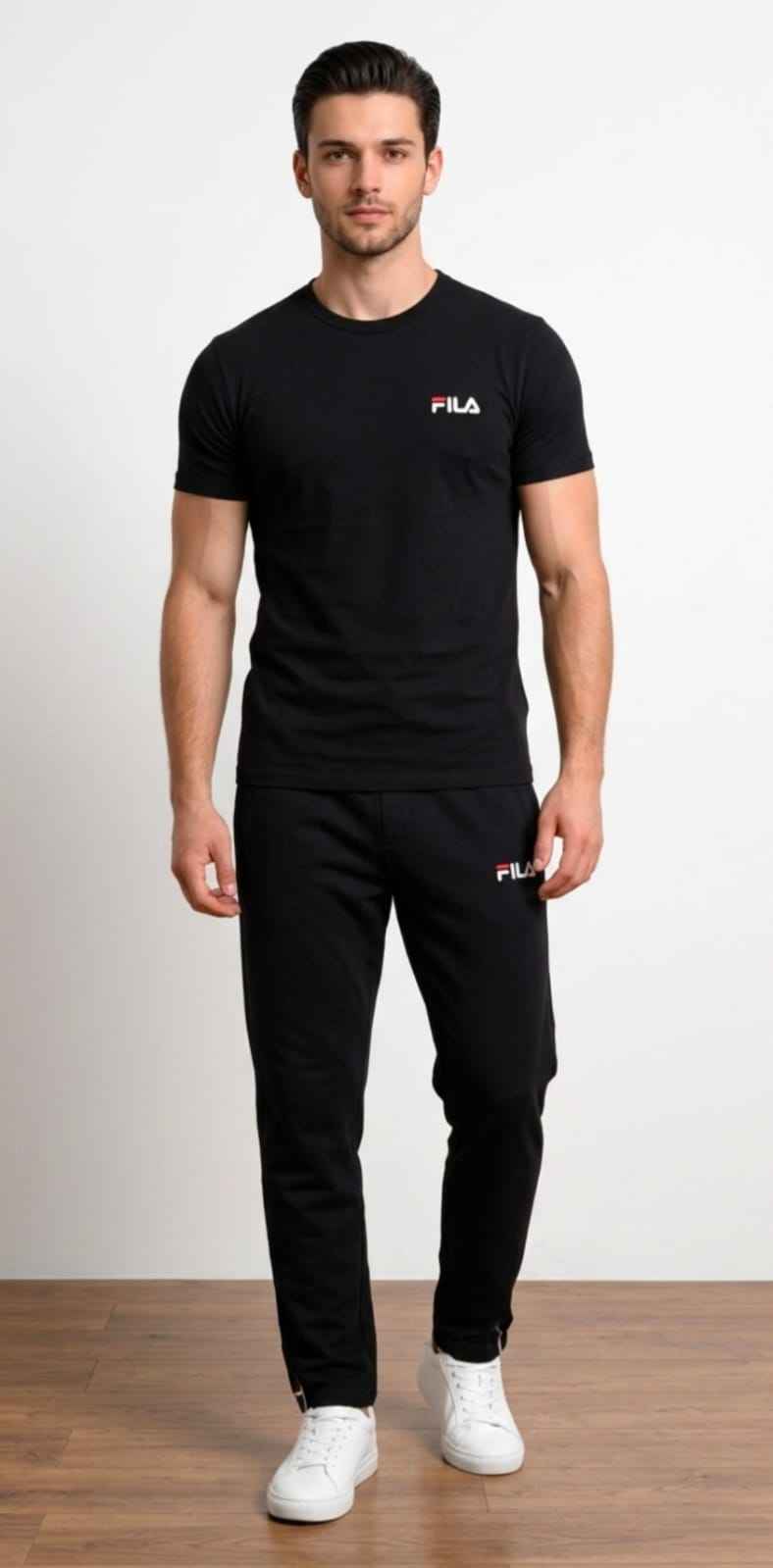 Black Active Fit Co-Ord Set - Men's Fashion available at Ghar Mart Pakistan