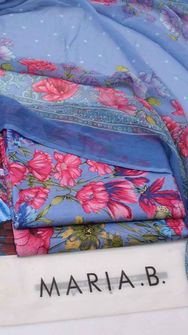 2026 Printed Lawn 3PC Suit with Chiffon Dupatta – Unstitched Summer Collection # - Women's Fashion available at Ghar