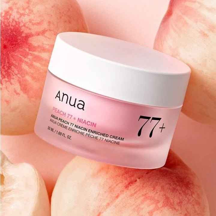Anua Peach 77 Niacin Enriched Cream 50ml – Brightening Hydrating Moisturizer