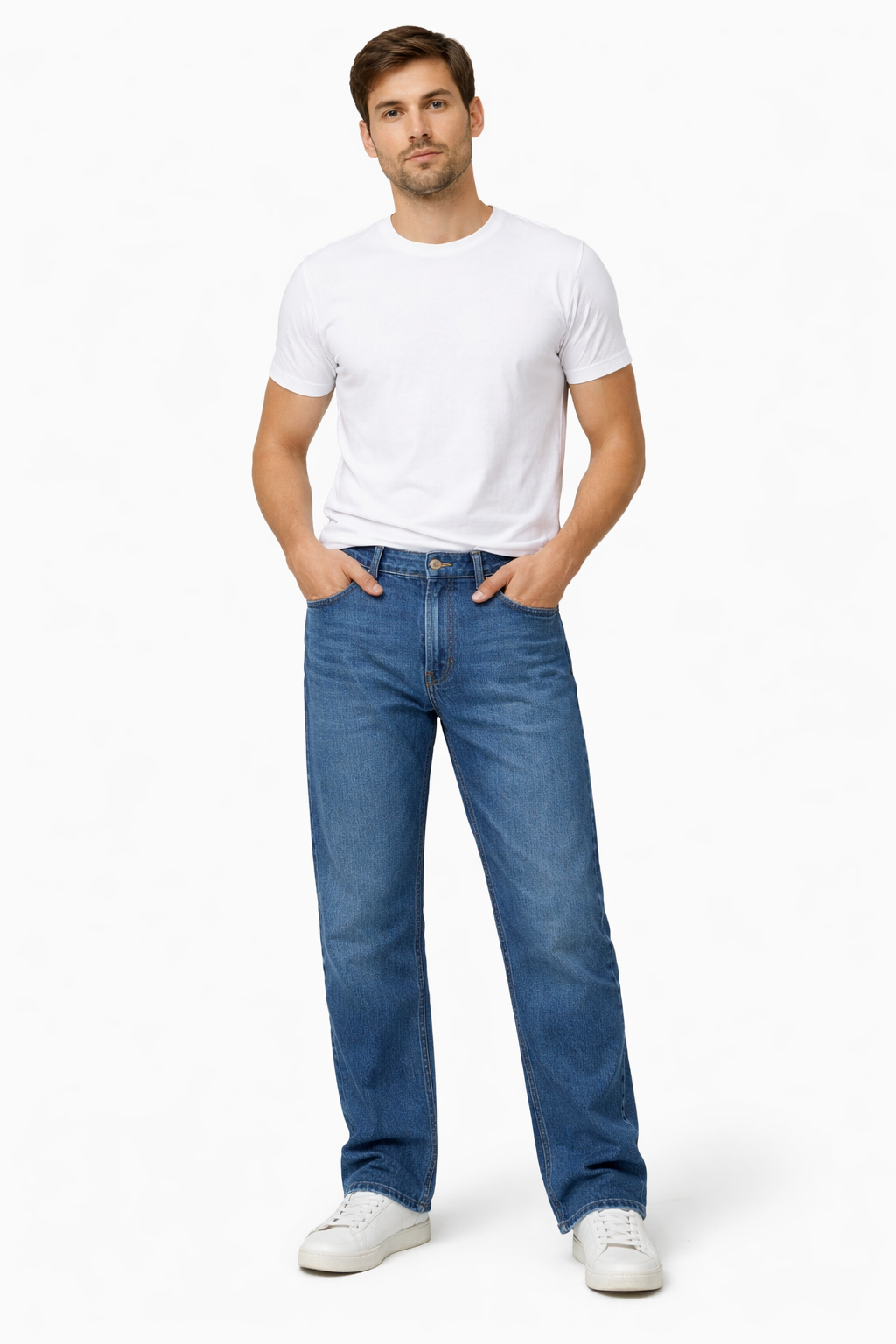 Blue Baggy Denim Jeans - Men's Fashion available at Ghar Mart Pakistan