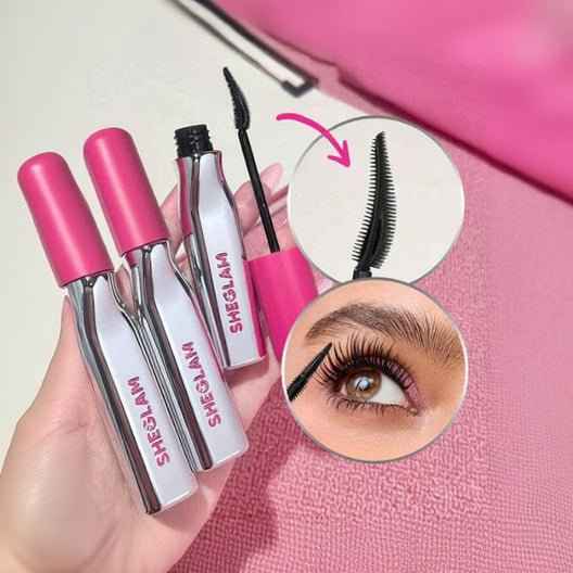 SHEGLAM All-In-One Volume & Length Mascara – Curved Brush Lash Lifting Mascara