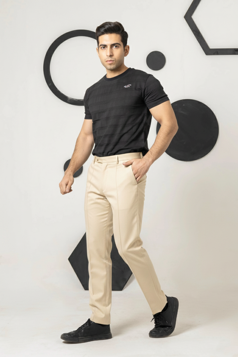 Pastel Creamy Italian Pant - Men's Fashion available at Ghar Mart Pakistan