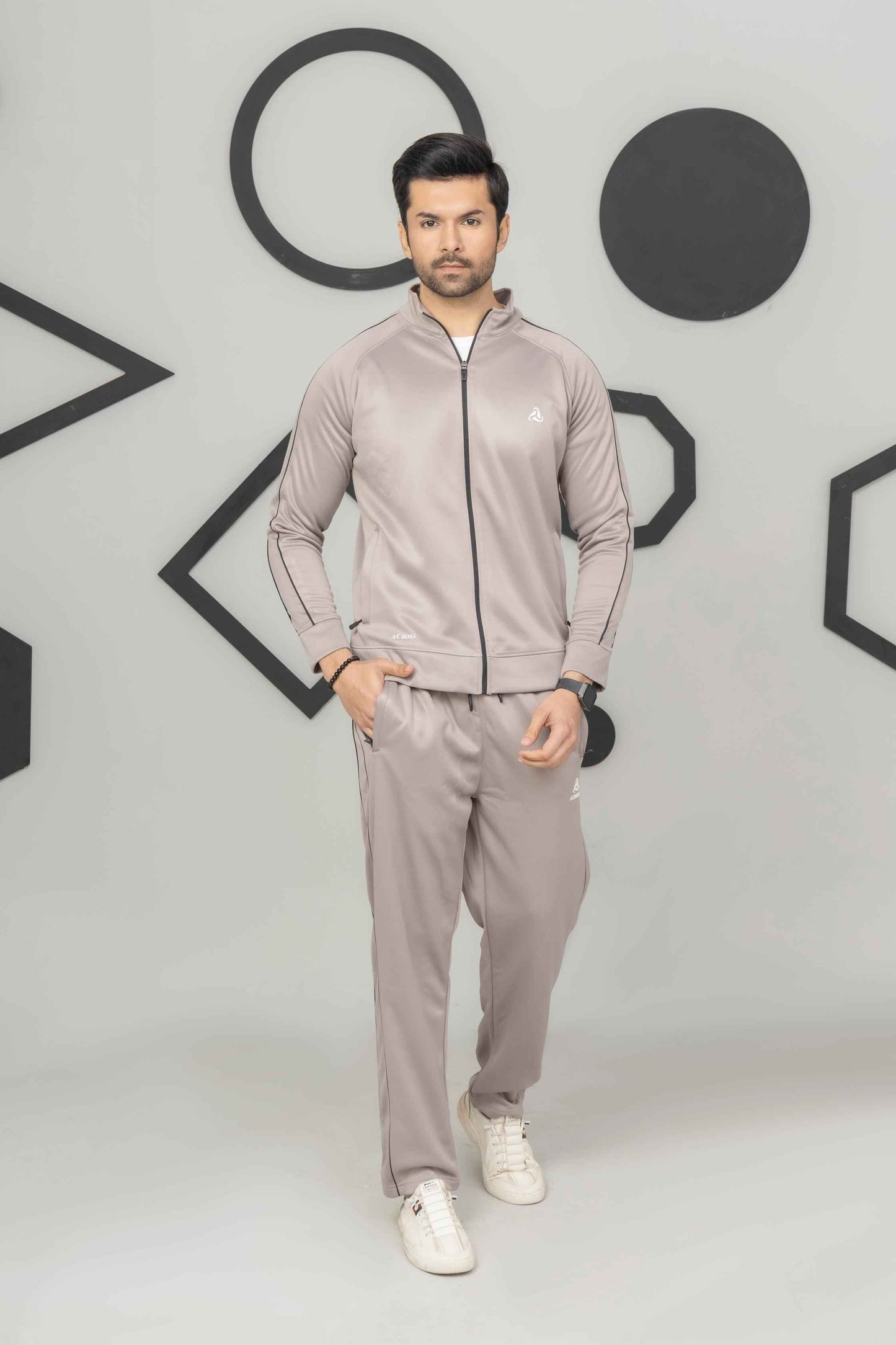 Harbor Gray Across Tracksuit - Ghar Mart Pakistan
