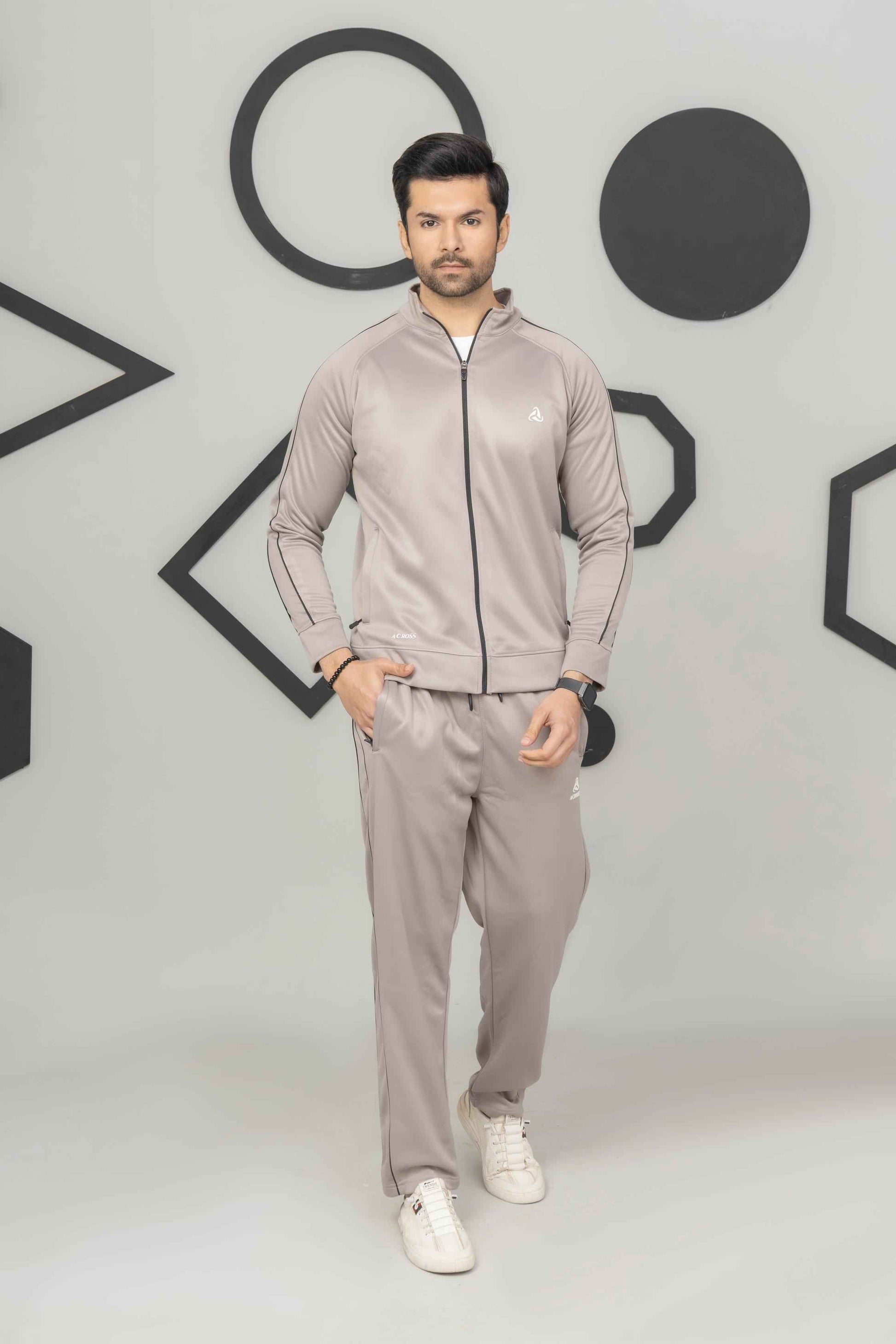 Harbor Gray Across Tracksuit - Ghar Mart Pakistan