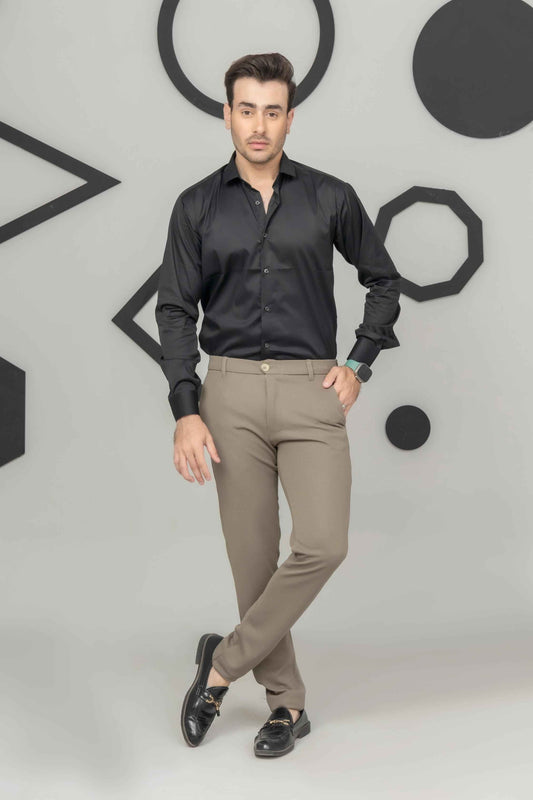Black Dress Shirt - Men's Fashion available at Ghar Mart Pakistan