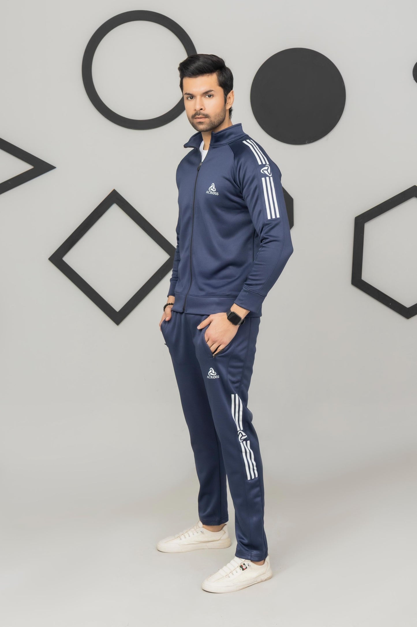 Blue Across Tracksuit - Ghar Mart Pakistan