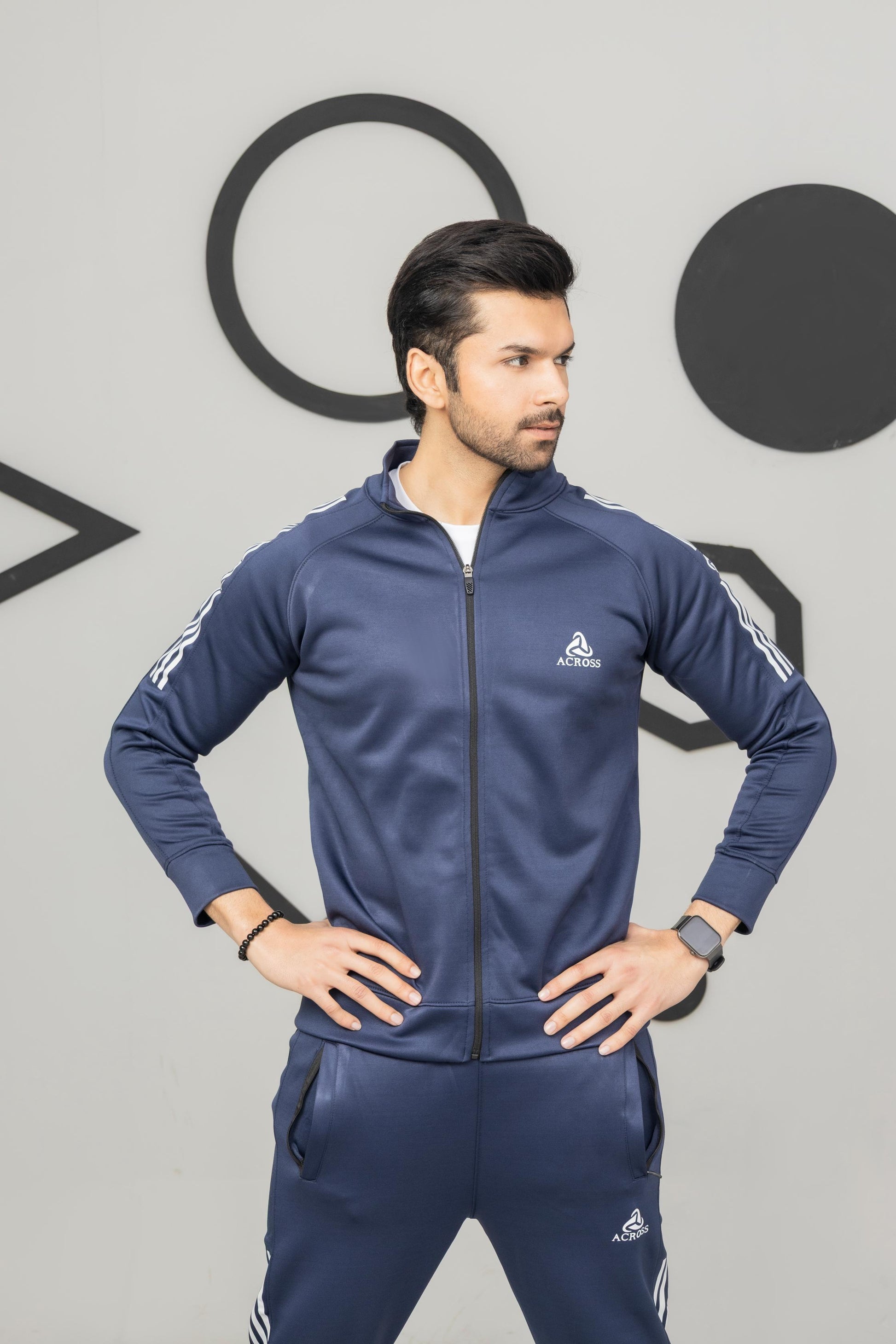 Blue Across Tracksuit - Ghar Mart Pakistan
