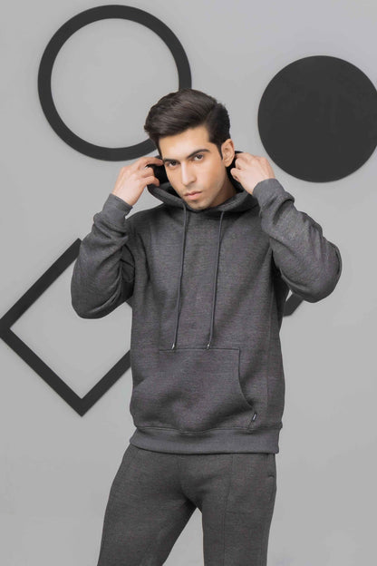 Dark Grey Flees Tracksuit - Ghar Mart Pakistan