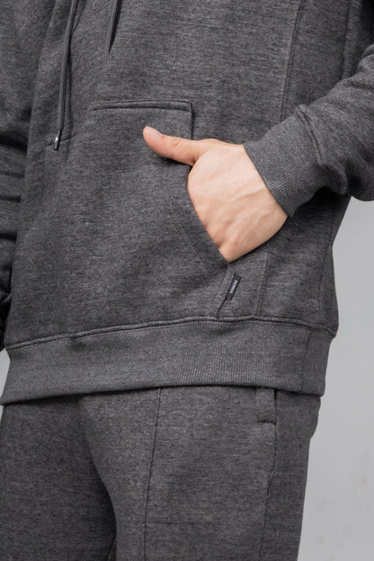 Dark Grey Flees Tracksuit - Ghar Mart Pakistan