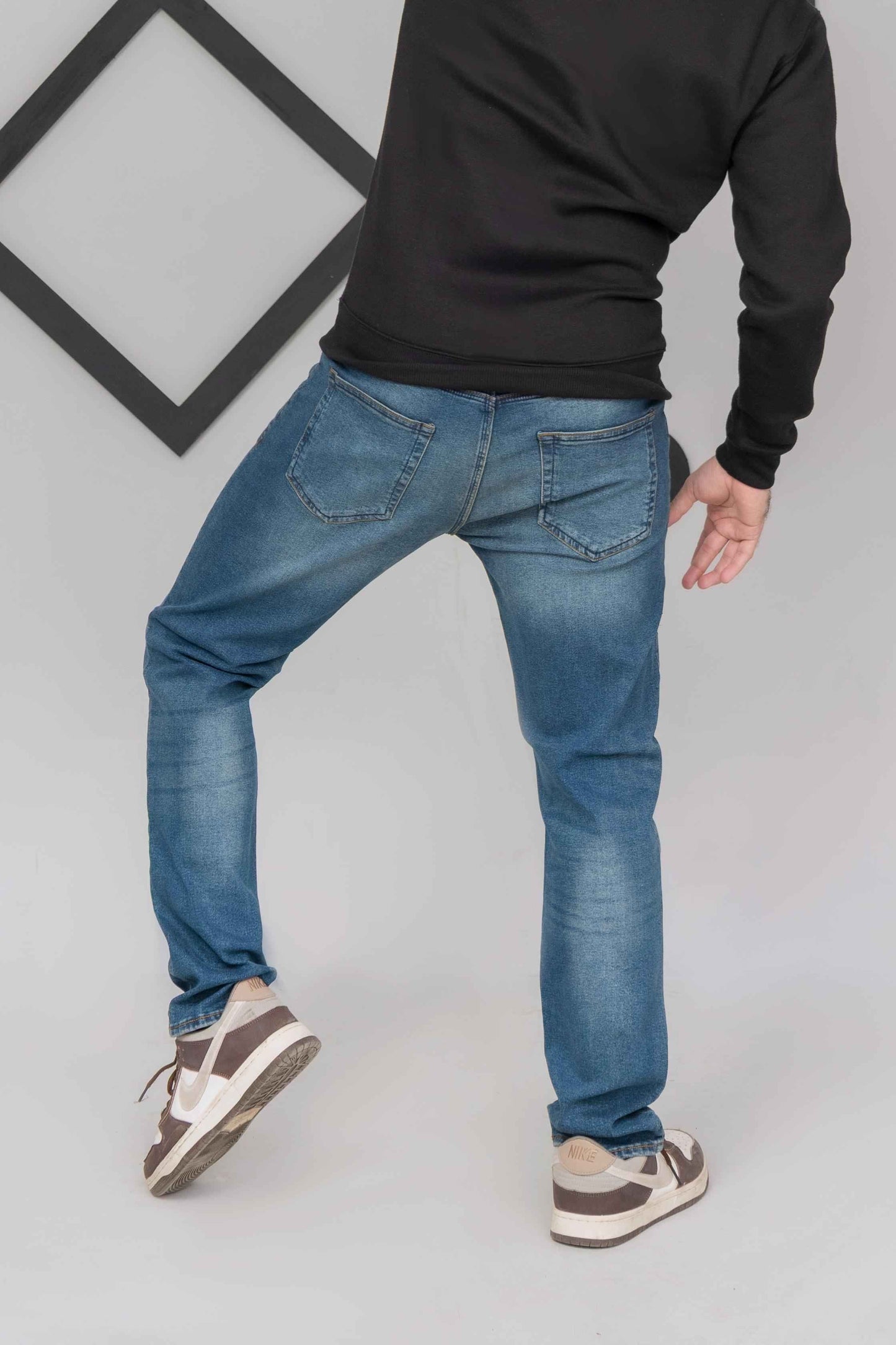 Mid Blue Export Jeans - Men's Fashion available at Ghar Mart Pakistan