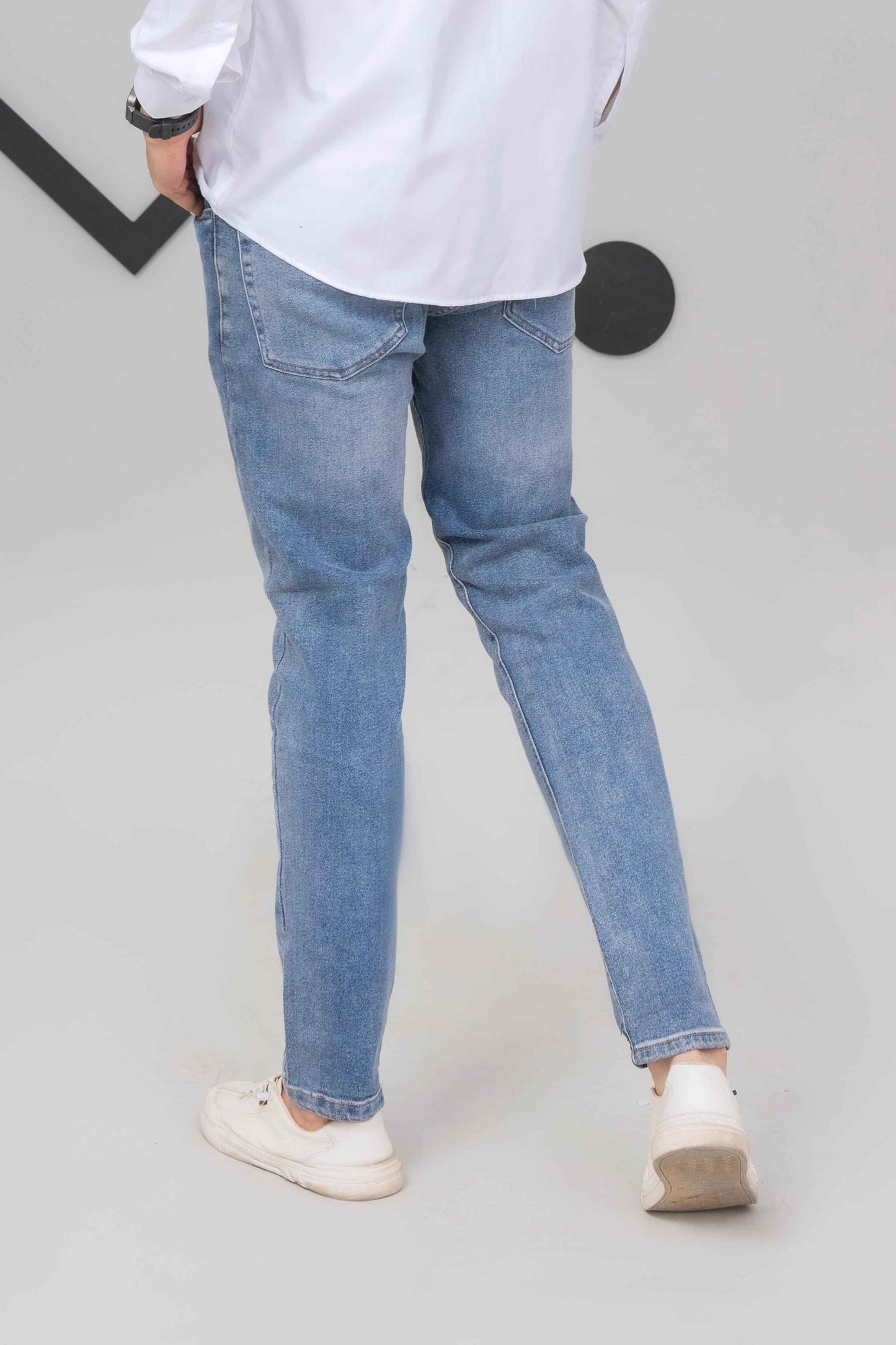 Light Blue Export Jeans - Men's Fashion available at Ghar Mart Pakistan