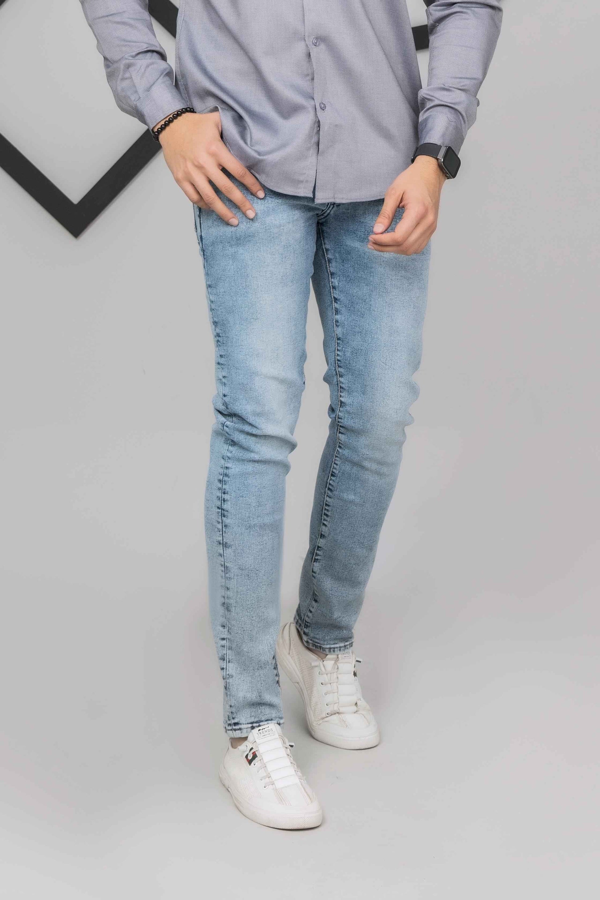 Light Blue Export Jeans - Men's Fashion available at Ghar Mart Pakistan