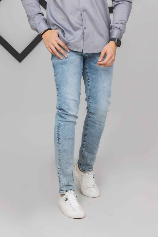 Light Blue Export Jeans - Men's Fashion available at Ghar Mart Pakistan