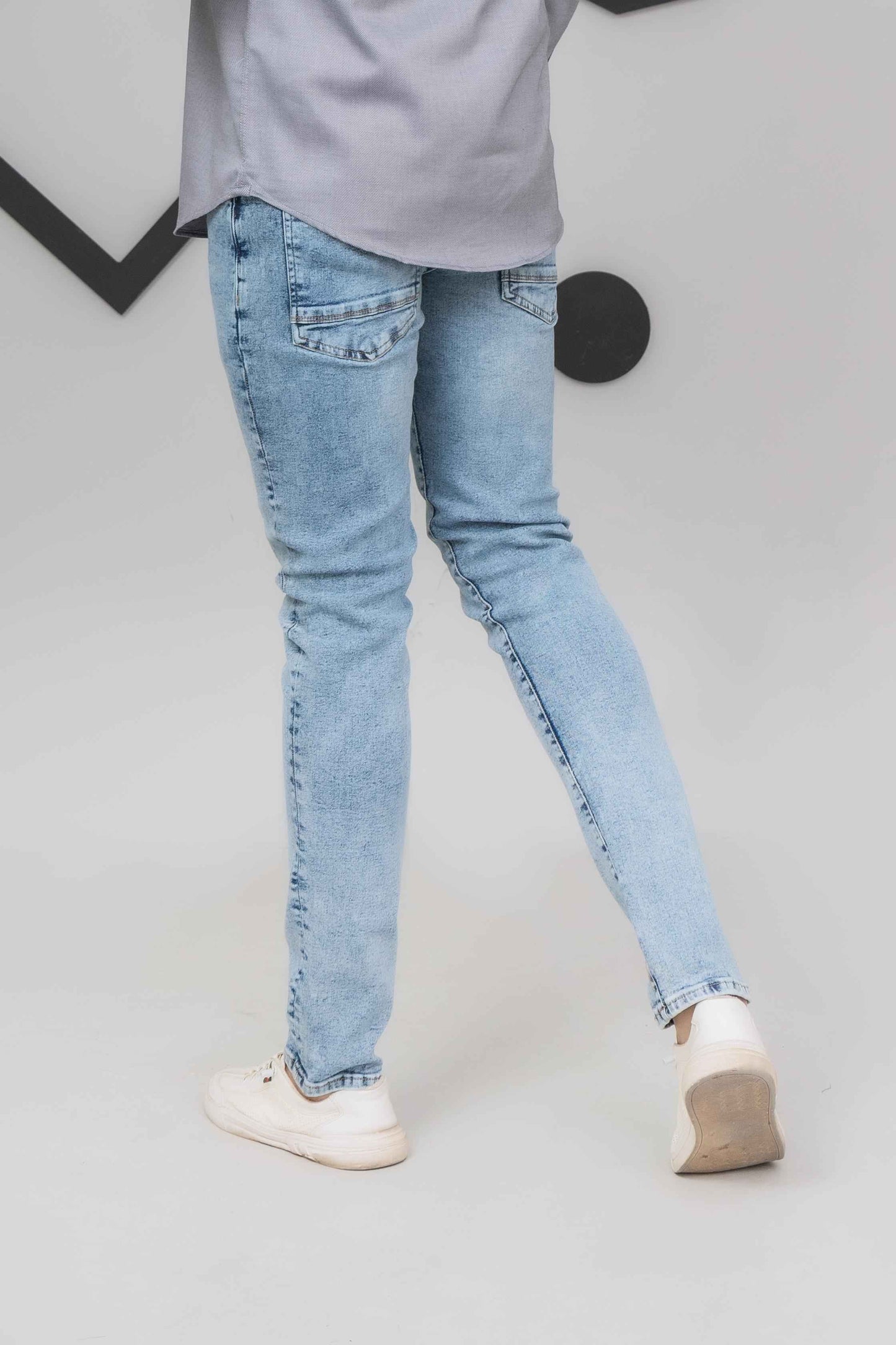 Light Blue Export Jeans - Men's Fashion available at Ghar Mart Pakistan