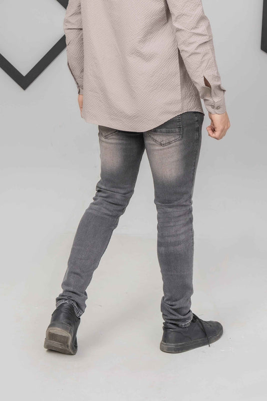 Dark Grey Export Jeans - Men's Fashion available at Ghar Mart Pakistan