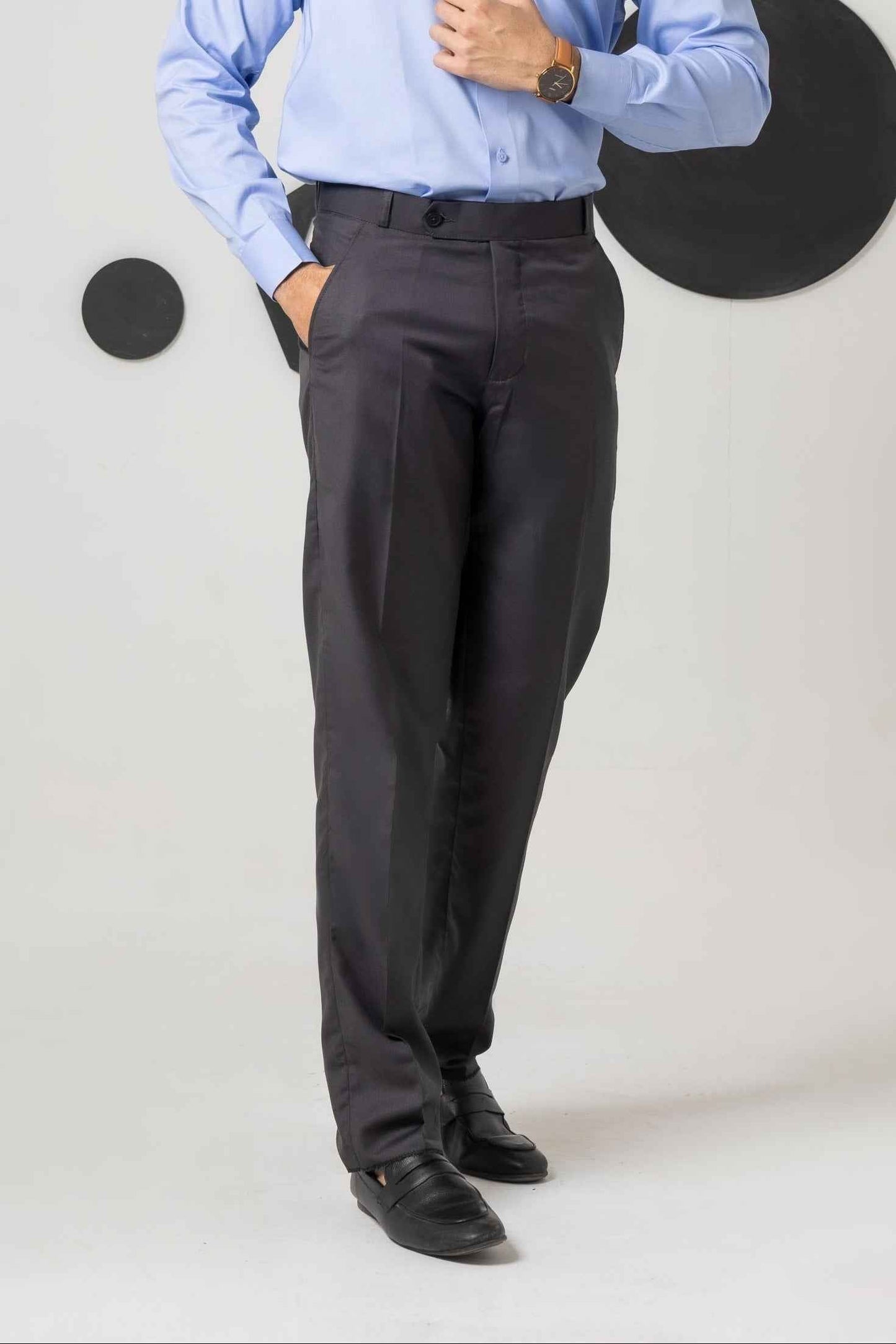 Iron Grey Formal Pant - Men's Fashion available at Ghar Mart Pakistan
