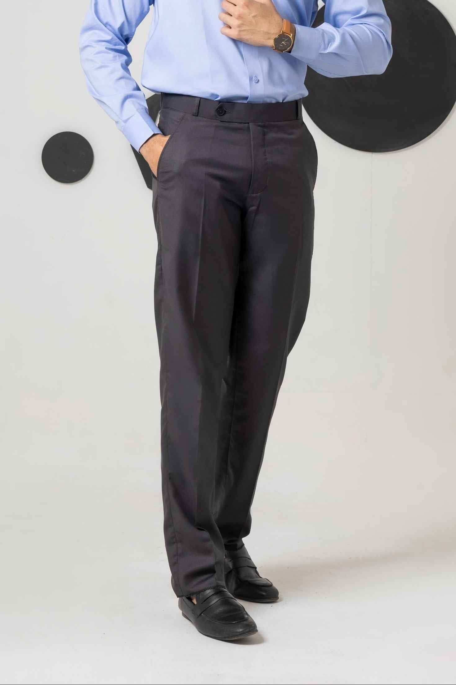 Iron Grey Formal Pant - Men's Fashion available at Ghar Mart Pakistan