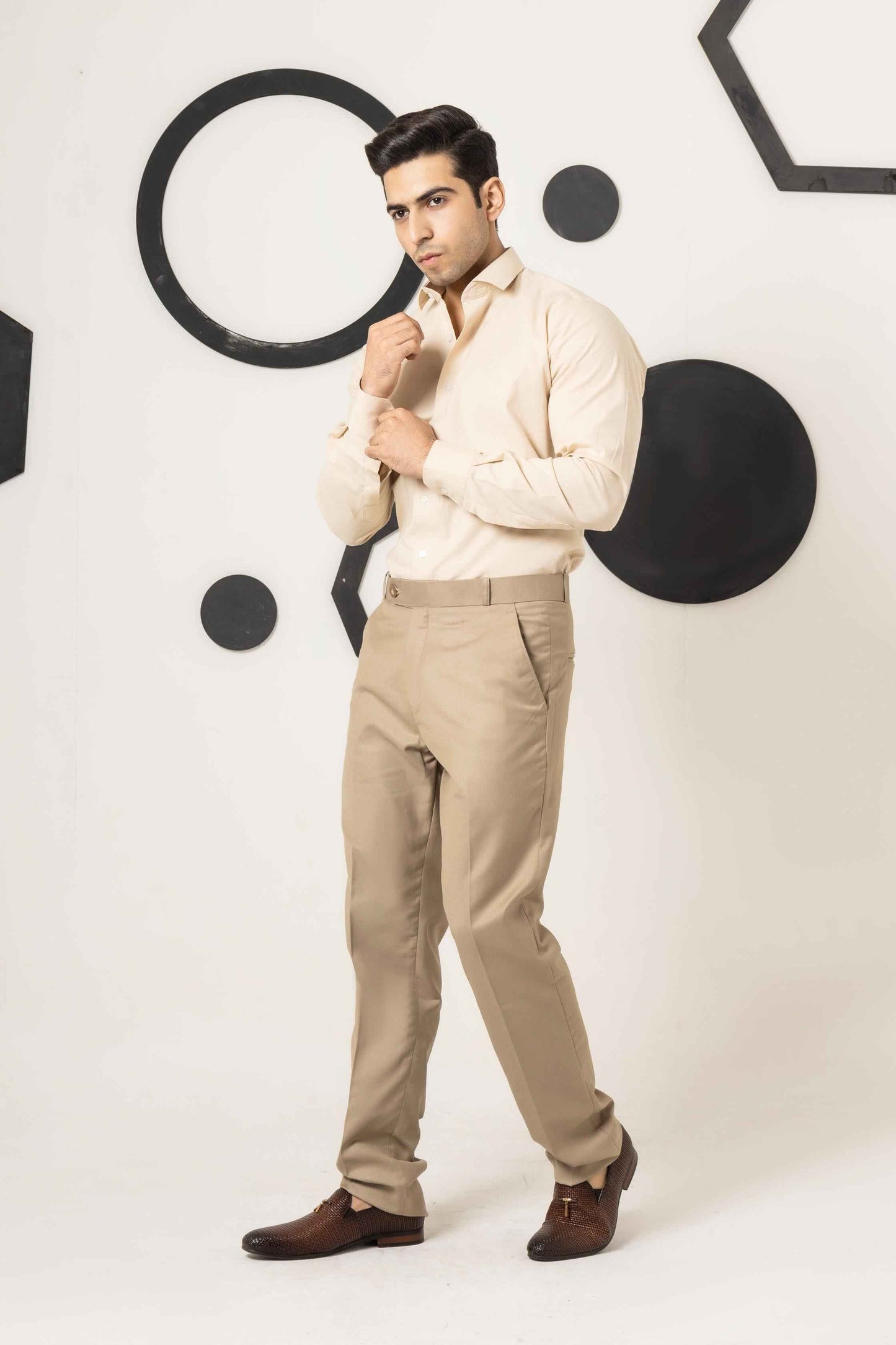 Beige Dress Pant - Men's Fashion available at Ghar Mart Pakistan
