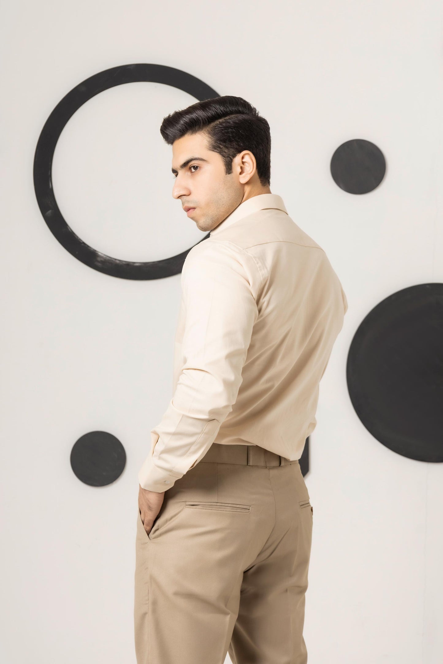 Beige Dress Shirt - Men's Fashion available at Ghar Mart Pakistan
