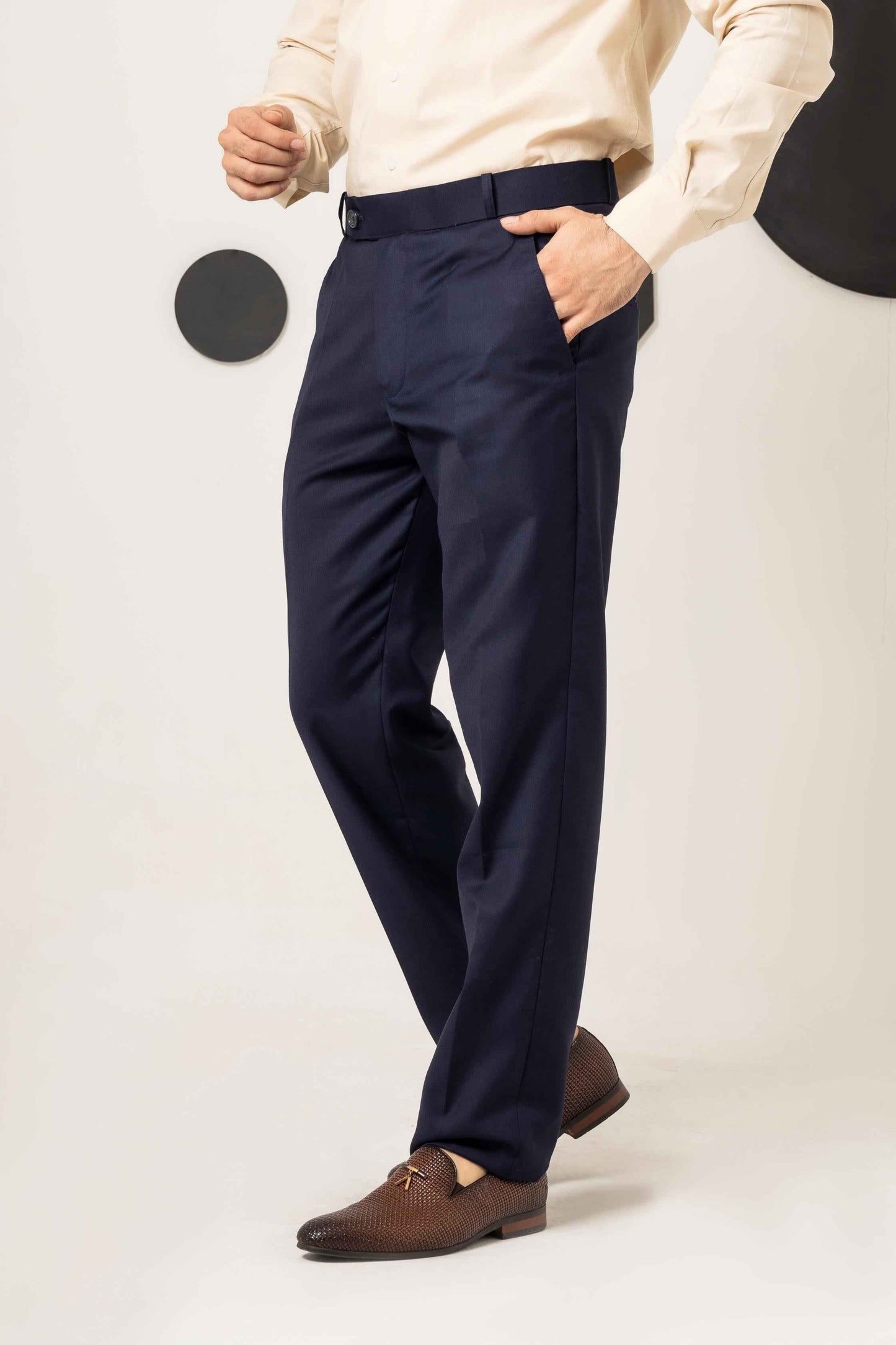 Navy Formal Pant - Men's Fashion available at Ghar Mart Pakistan