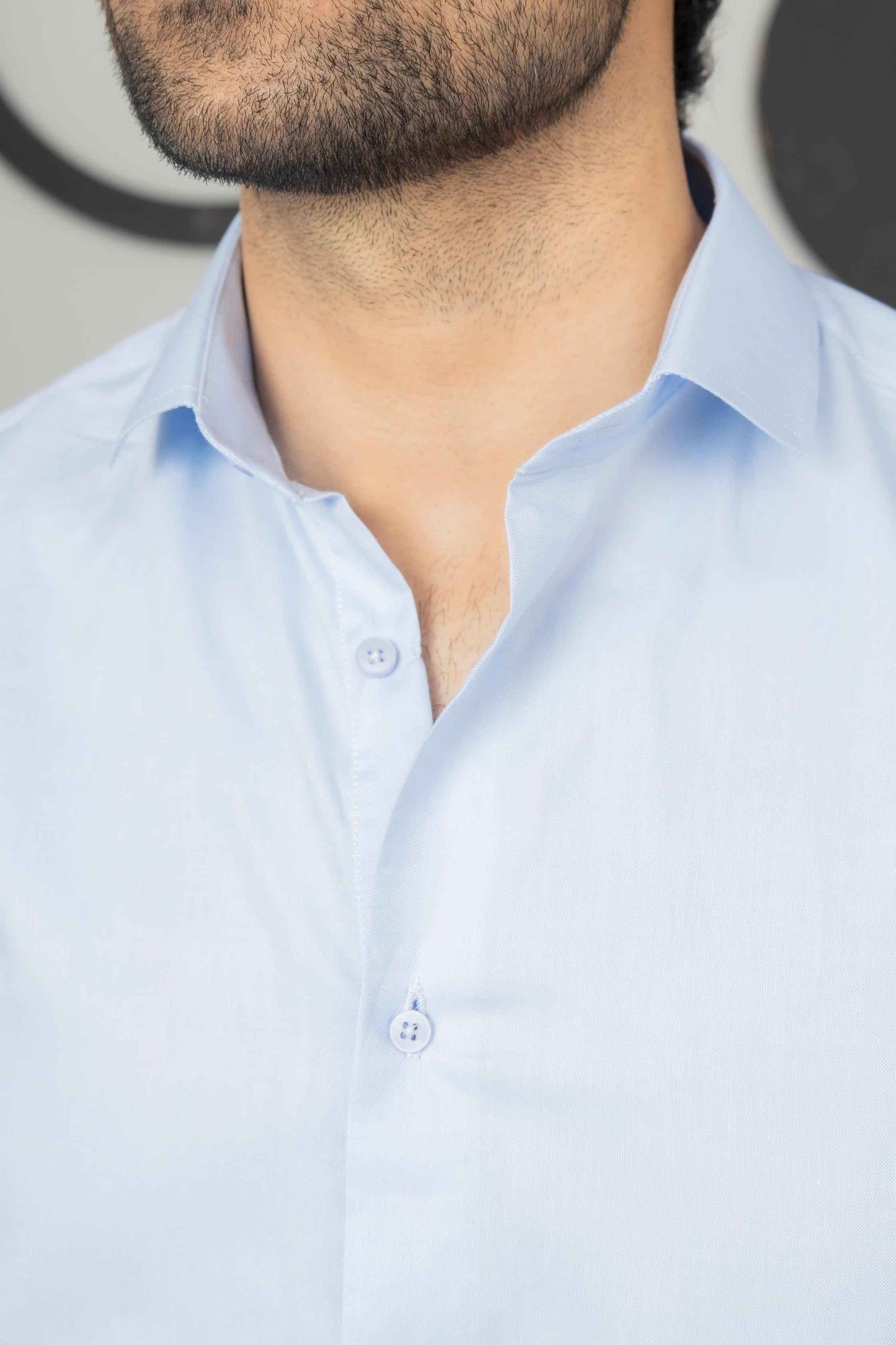 Sky Blue Dress Shirt - Men's Fashion available at Ghar Mart Pakistan