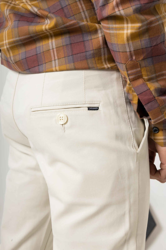 White Sapphire Regular Fit Cotton Pant - Men's Fashion available at Ghar Mart Pakistan