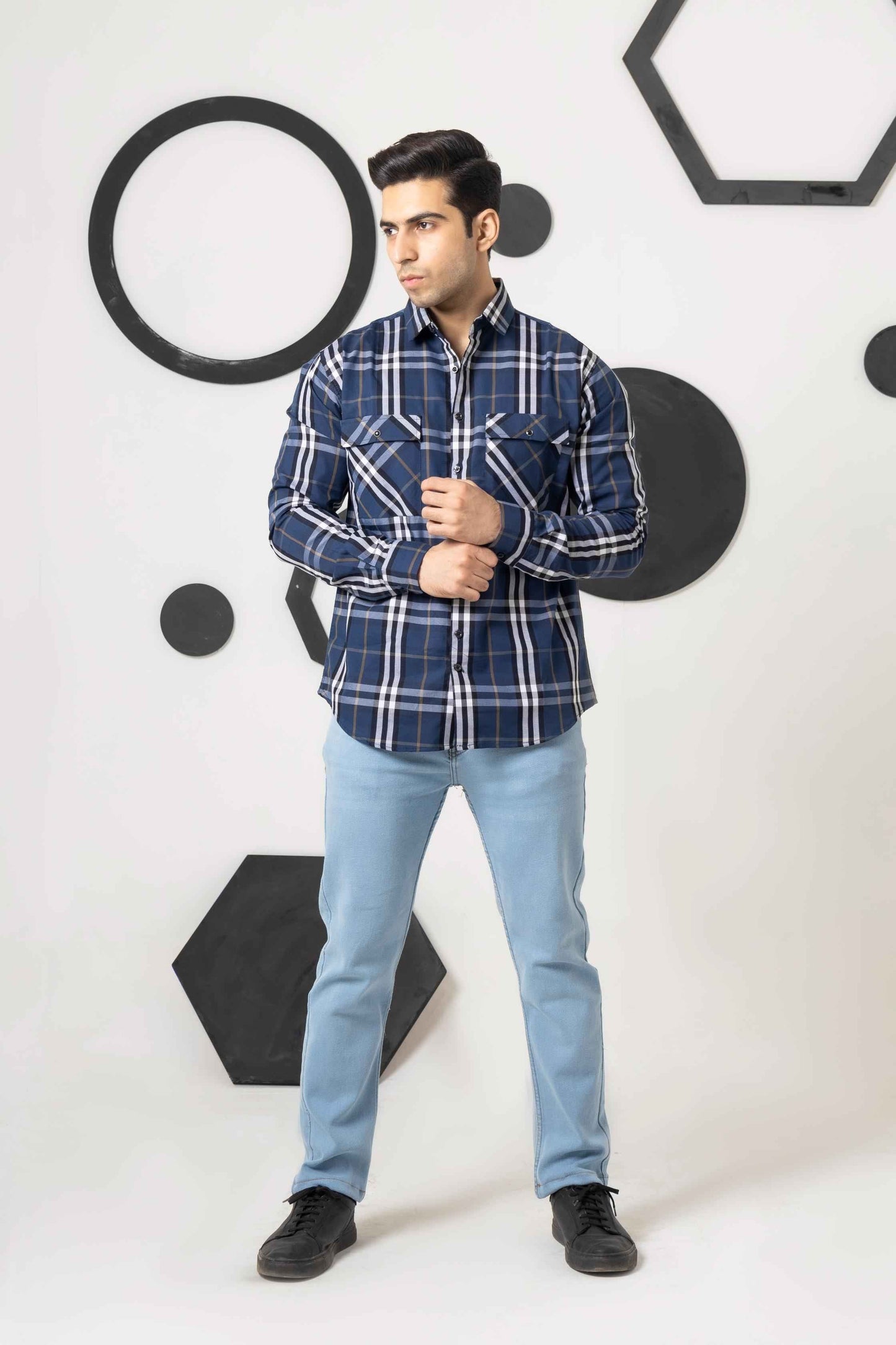 Soft Blue Denim Jeans - Men's Fashion available at Ghar Mart Pakistan