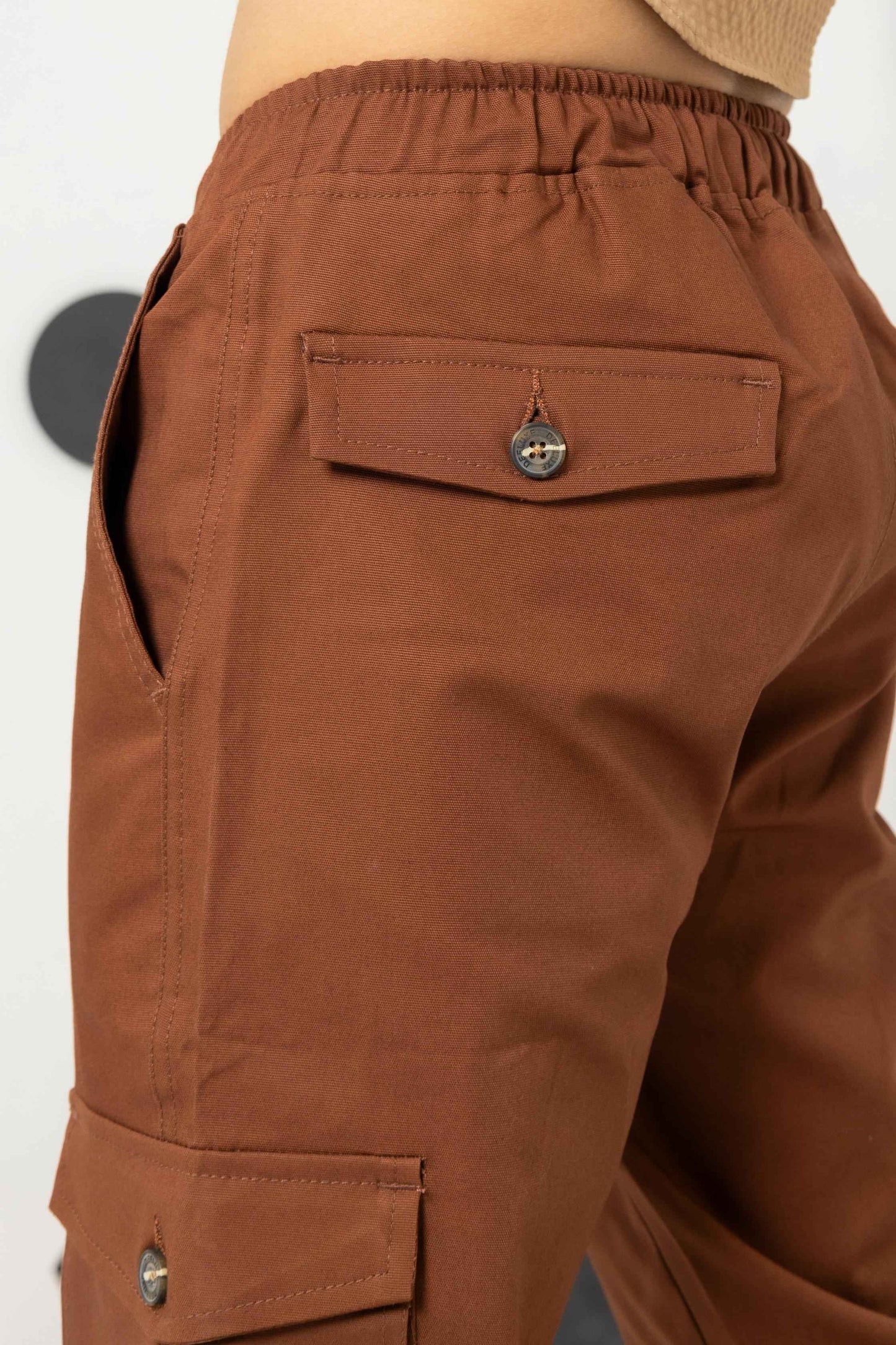 Mars Brown Comfort Canves Cargo - Men's Fashion available at Ghar Mart Pakistan