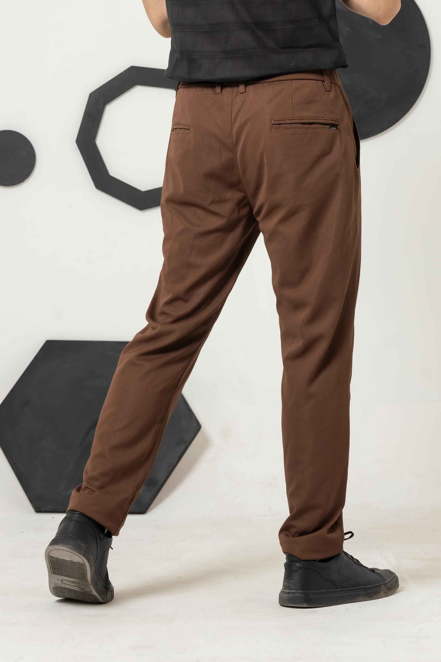 Marygold Brown Italian Pant - Men's Fashion available at Ghar Mart Pakistan