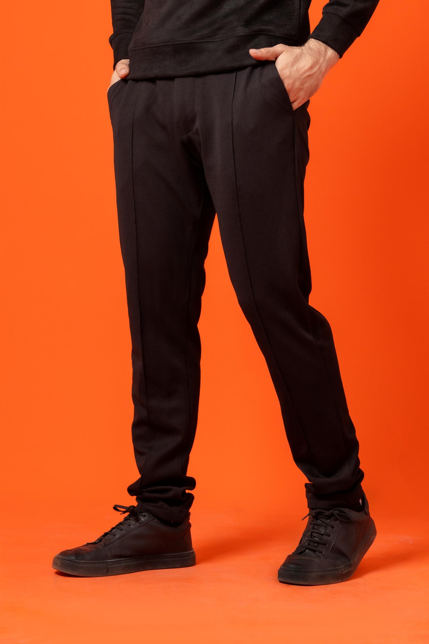 Charcoal Grey Cotton Pant Regular Fit - Men's Fashion available at Ghar Mart Pakistan