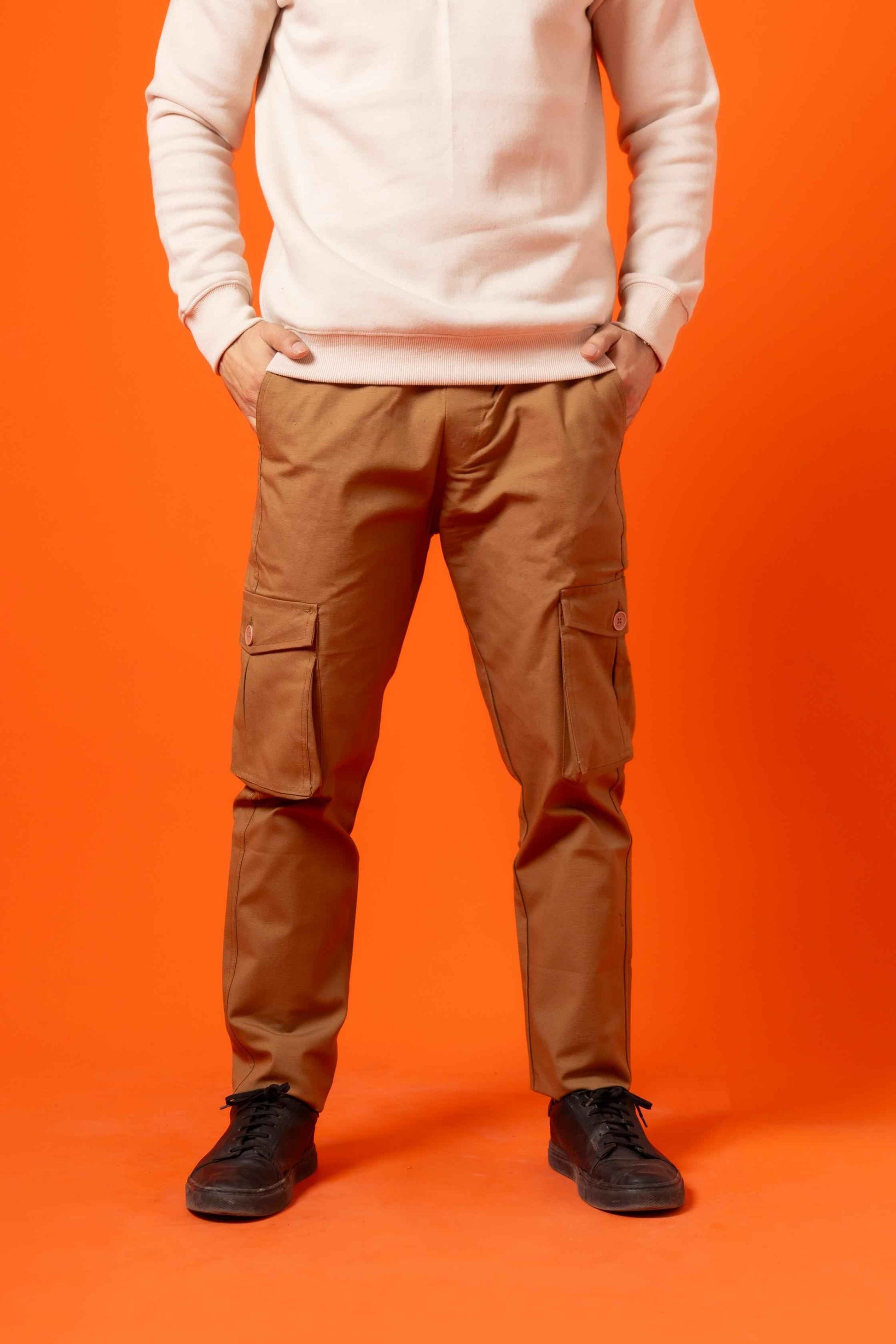Khakhi Cargo Relex Fit - Men's Fashion available at Ghar Mart Pakistan
