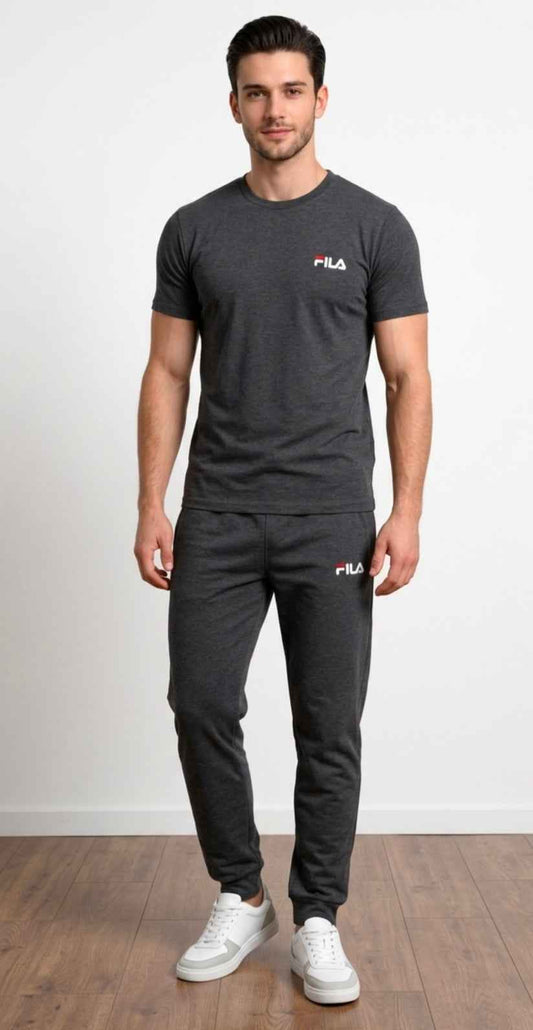 Grey Active Fit Co-Ord Set - Men's Fashion available at Ghar Mart Pakistan
