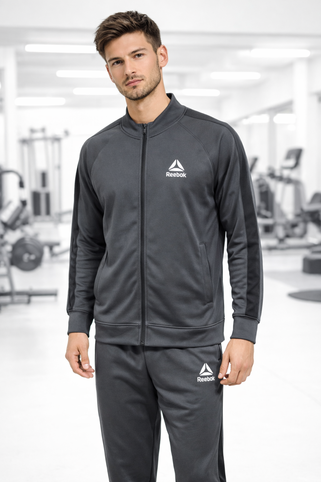 Grey Reebok Tracksuit - Men's Fashion available at Ghar Mart Pakistan