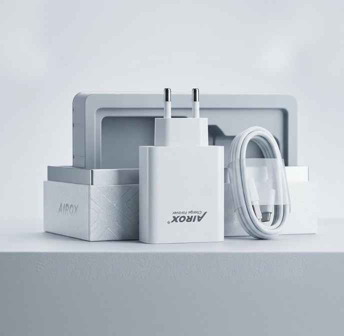 Airox Fast Charger – High-Speed 1-USB Wall Adapter (Optimal Safety & Superior Sp - Mobile Accessories available at Ghar