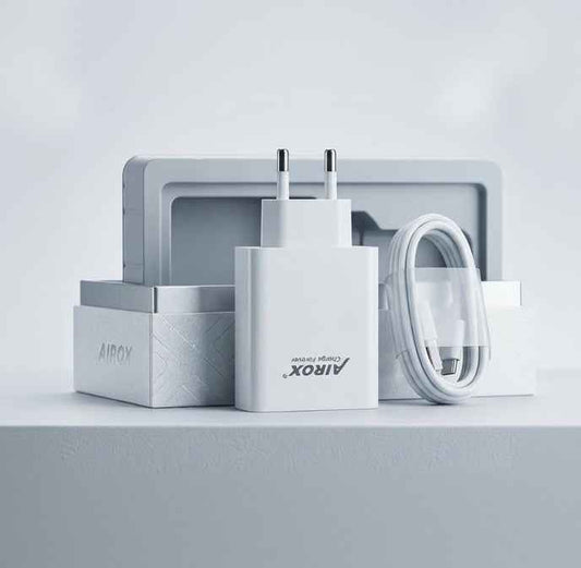 Airox Fast Charger – High-Speed 1-USB Wall Adapter (Optimal Safety & Superior Sp - Mobile Accessories available at Ghar