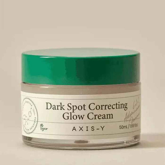 AXIS-Y Dark Spot Correcting Glow Cream 50ml – Brightening Moisturizer for Uneven Skin Tone