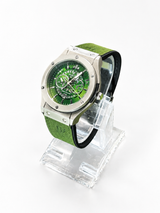 Green Skeleton Chronograph Luxury Watch | Ghar Mart