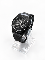 Black Skeleton Chronograph Luxury Watch | Ghar Mart