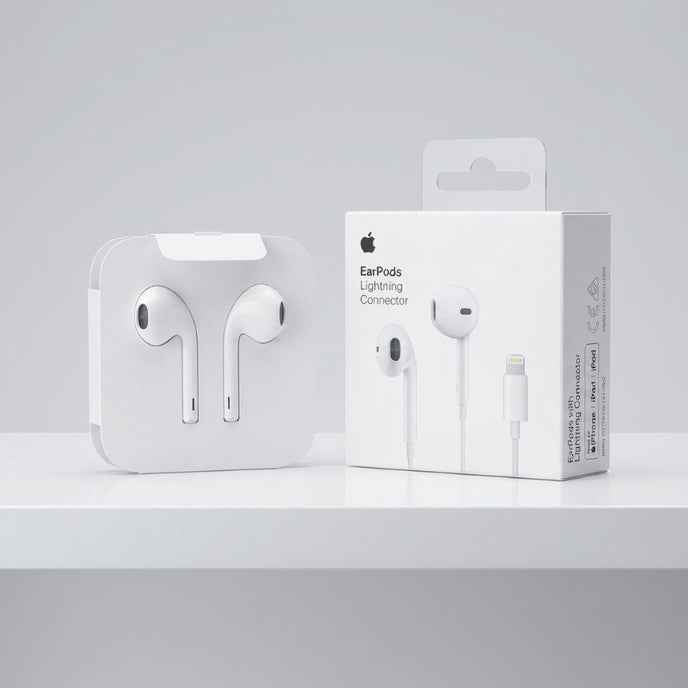 Direct Hand Free Medicated Sound Earphones with Lightning Connector for iPhone ( - Mobile Accessories available at Ghar