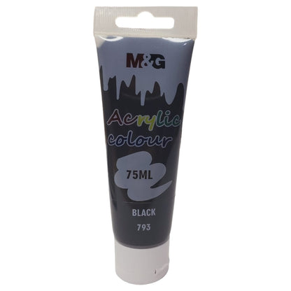 M&G Professional Acrylic Color - 75ml Large Tube | High-Gloss Artist Paint - Acrylic Color available at Ghar Mart