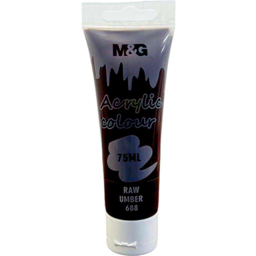 M&G Professional Acrylic Color - 75ml Large Tube | High-Gloss Artist Paint - Acrylic Color available at Ghar Mart