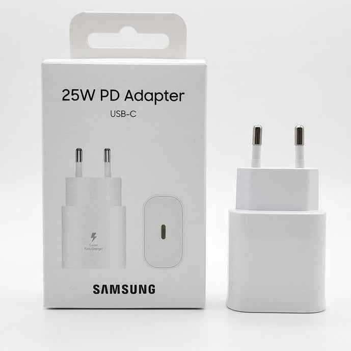 Samsung 25W PD Adapter (USB-C) – Super Fast Charging Wall Plug - Mobile Accessories available at Ghar Mart Pakistan