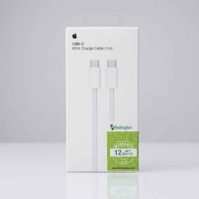 Official Apple USB-C Charge Cable (1m) – 60W Power Delivery, Braided Design - Mobile Accessories available at Ghar Mart