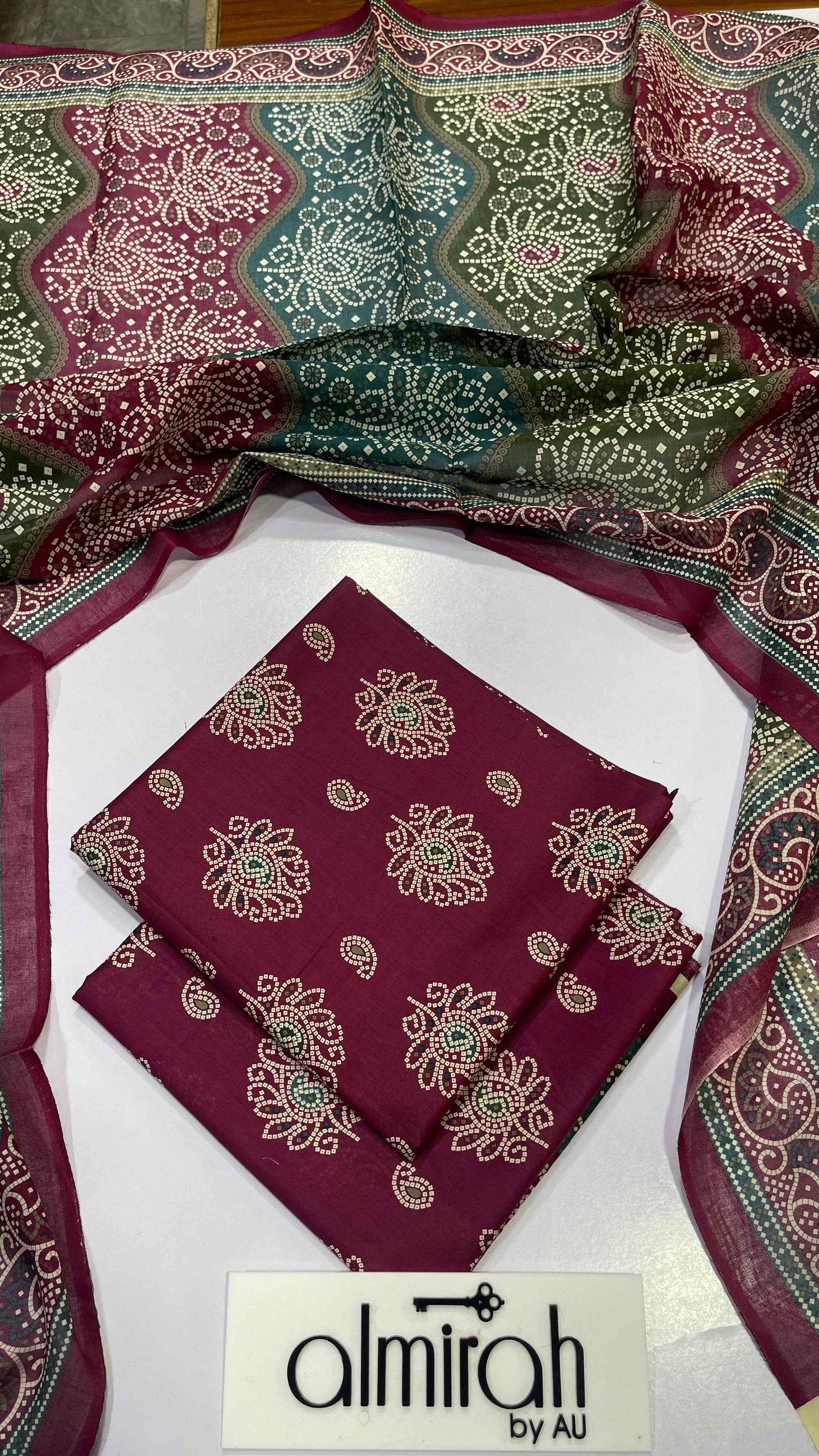 Almirah Original Vol. 13 Printed Lawn 3PC Suit – Unstitched Summer Collection 20 - Women's Fashion available at Ghar